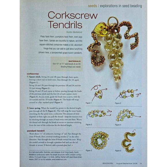 Beadwork Magazine August September 2008 Fall Jewelry Collection - Picture 4 of 15